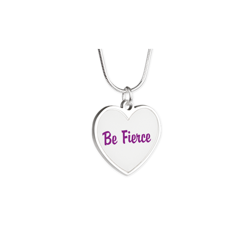 Be Fierce Silver Necklace