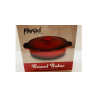 Parini 8" Round Ceramic Cookware Red