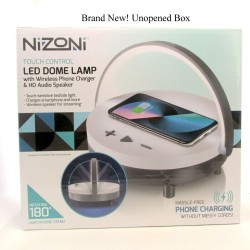 Nizoni LED Dome Lamp with Wireless Phone Charger