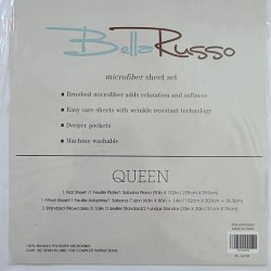 Bella Russo Microfiber Bed Sheets