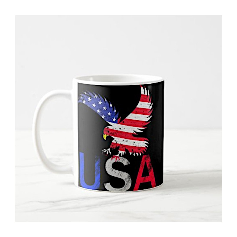 11 Oz USA Eagle Mug